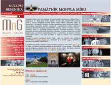 Tablet Screenshot of mohylamiru.muzeumbrnenska.cz